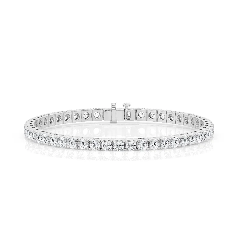 Ladies bracelets marquise cut bracelets-12.00 cttw  Tennis Bracelet with Round Lab Diamond by Mercury Rings