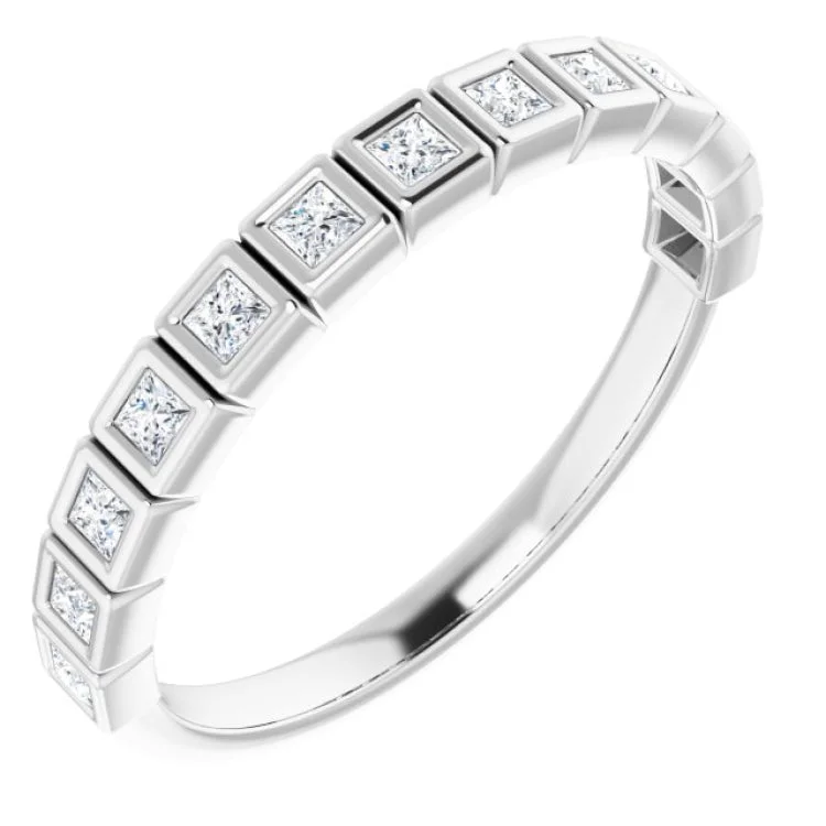 ladies ring beach holiday-Platinum 1/3 CTW Natural Diamond Anniversary Band