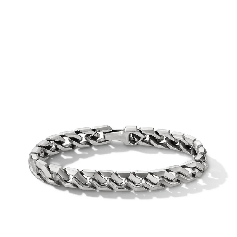 Ladies bracelets fragile beauty styles-David Yurman Gents Curb Chain Link Bracelet