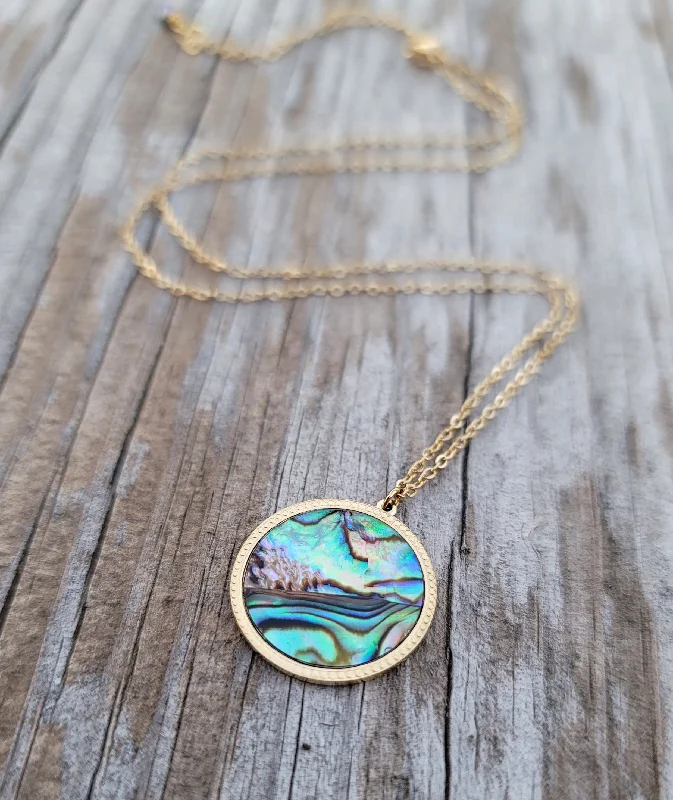 Ladies necklaces bold silhouette necklaces-Song of the Sea Necklace