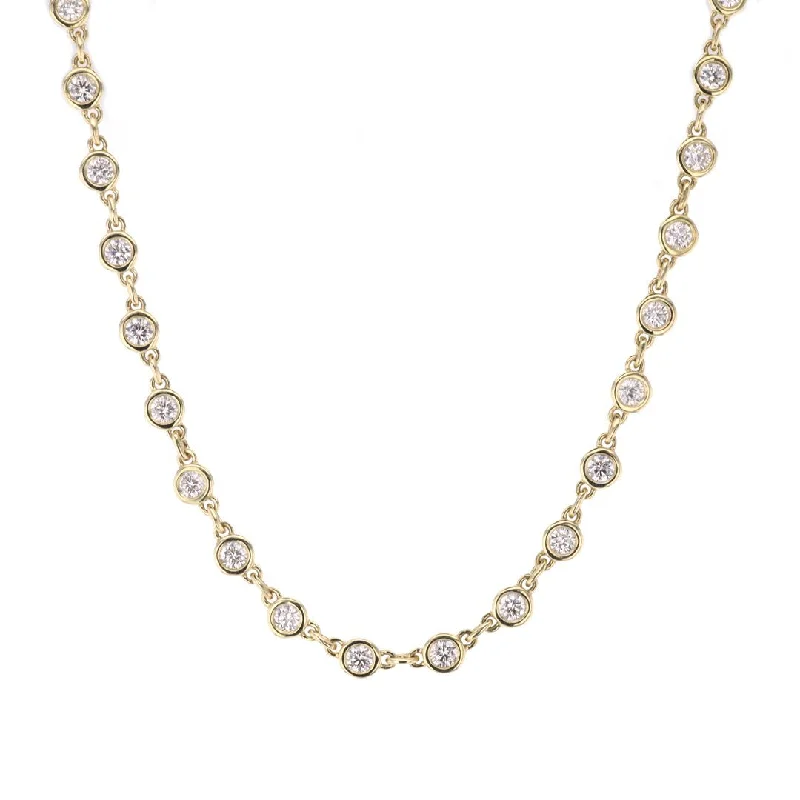 Ladies necklaces generational gift picks-2.75 ctw Diamonds By The Yard Necklace