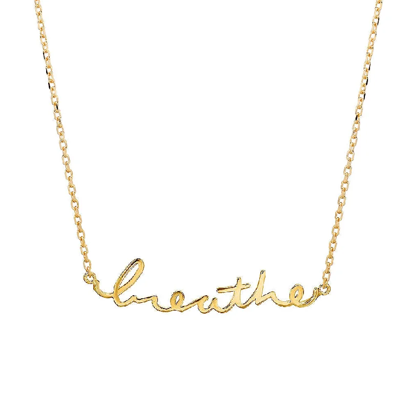 Ladies necklaces office-friendly elegance-SINCERELY X Winter Stone "Breathe" Necklace