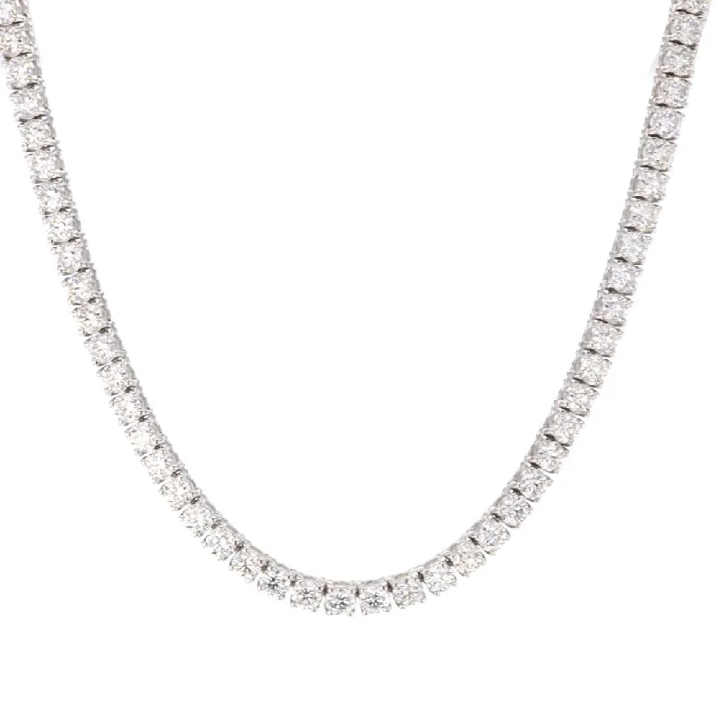 Ladies necklaces resin accent designs-10.55 ctw Diamond Eternity Necklace