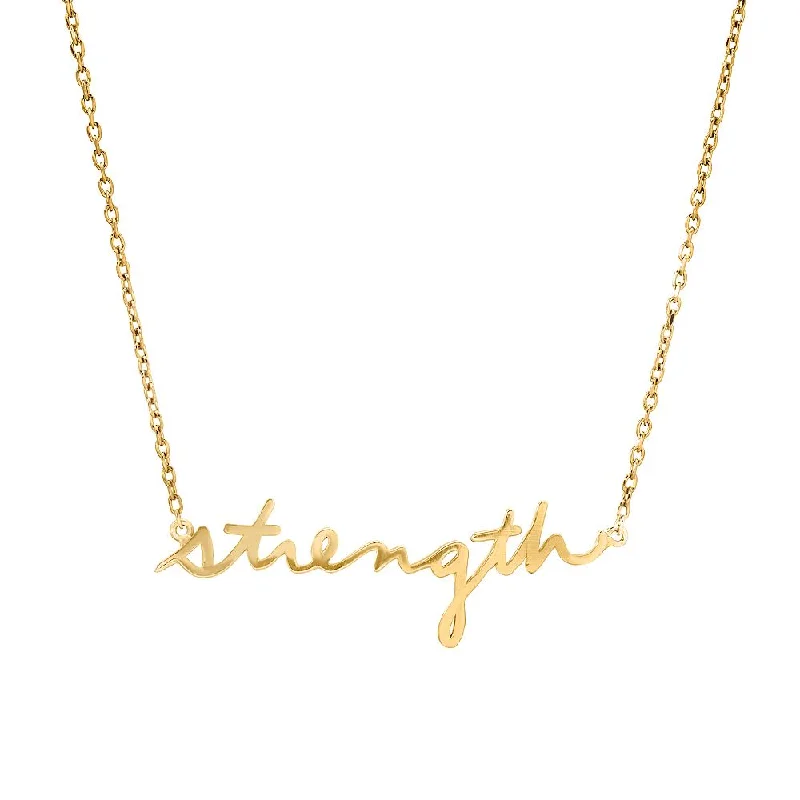 Ladies necklaces high investment value-SINCERELY x Winter Stone "Strength" Necklace