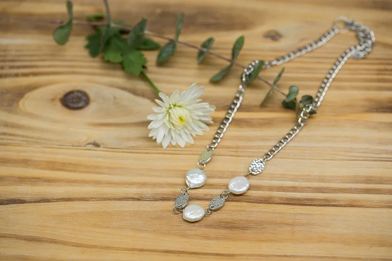 Ladies necklaces ethical diamond designs-Louella Necklace