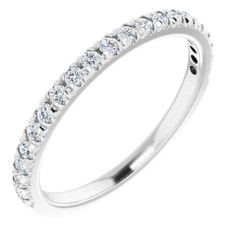 14K White 1/3 CTW Lab-Grown Diamond Anniversary Band