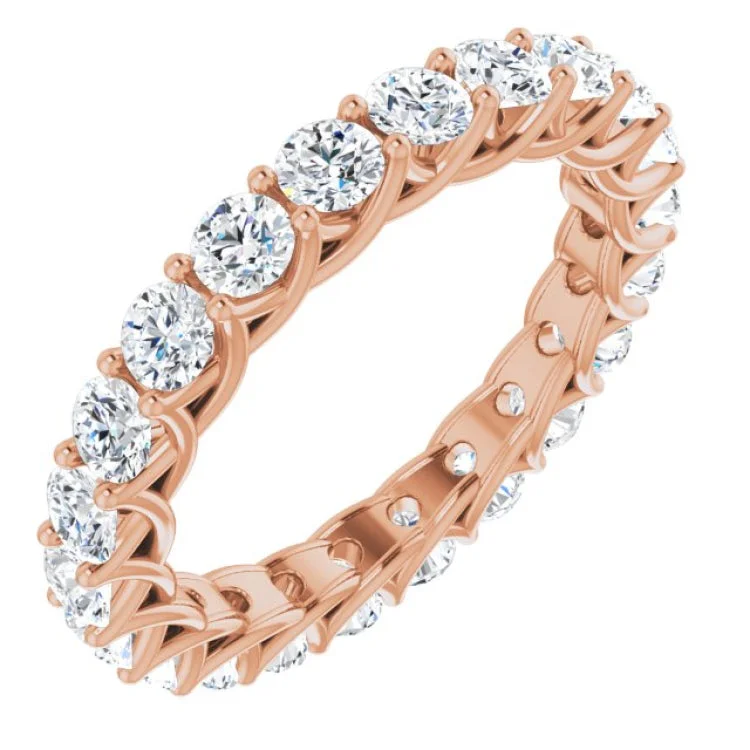 14K Rose 2 1/5 CTW Diamond Eternity Band