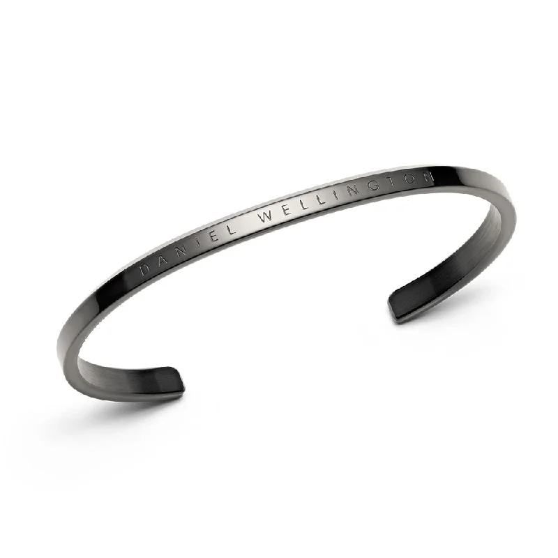 Ladies bracelets feather-inspired designs-Daniel Wellington Stainless Steel Classic Small Bracelet Anthracite Grey