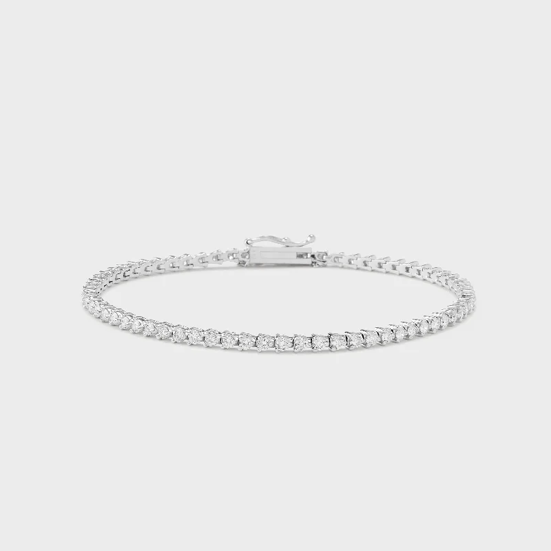 Ladies bracelets lightweight comfort designs-Defined Diamond Tennis Bracelet