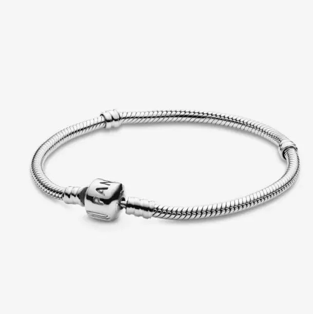 Ladies bracelets bohemian flair bracelets-Pandora Moments Snake Chain Bracelet