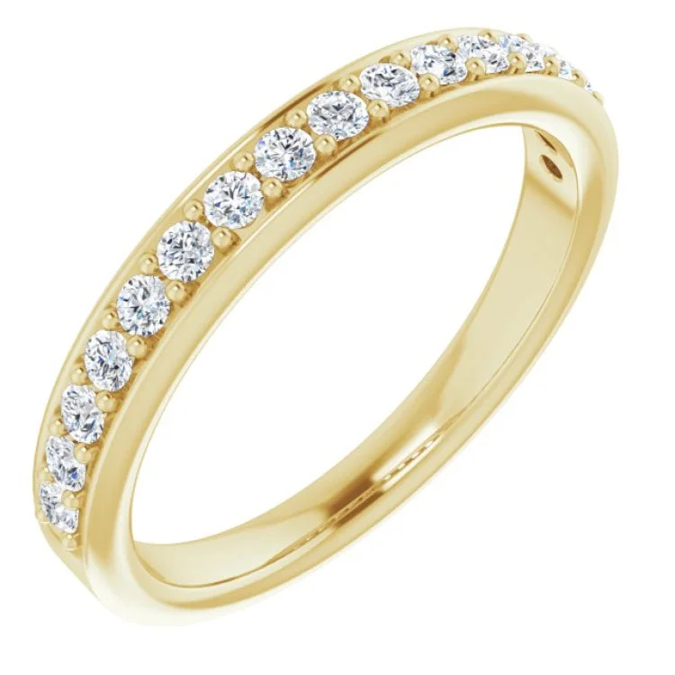 ladies ring twisted gold-14K Yellow 1/3 CTW Natural Diamond Anniversary Band