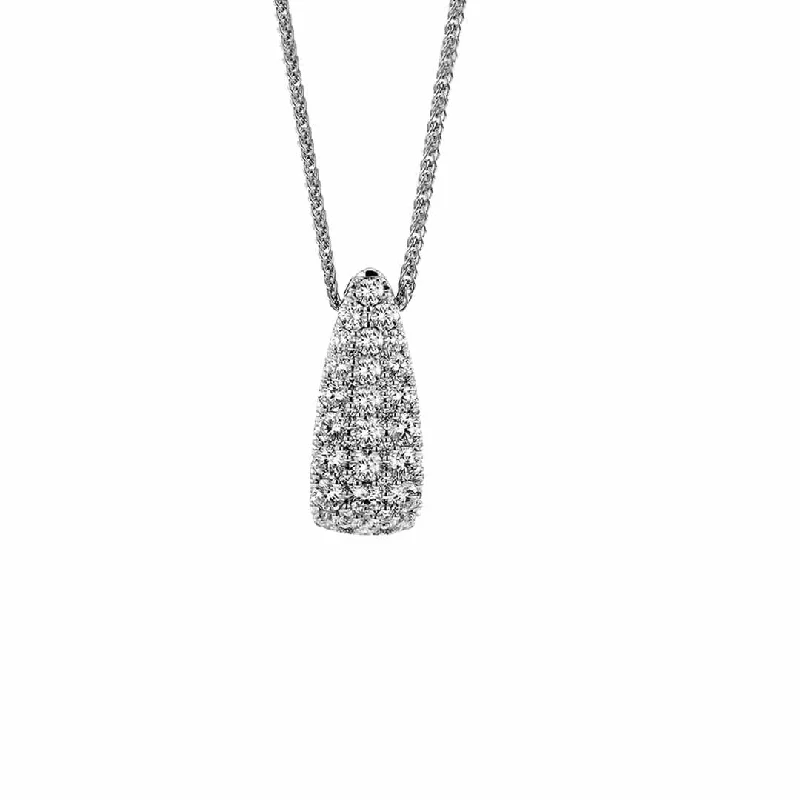 Ladies necklaces firm grip designs-19" 1.51 ctw Diamond Pendant Necklace | M10277489