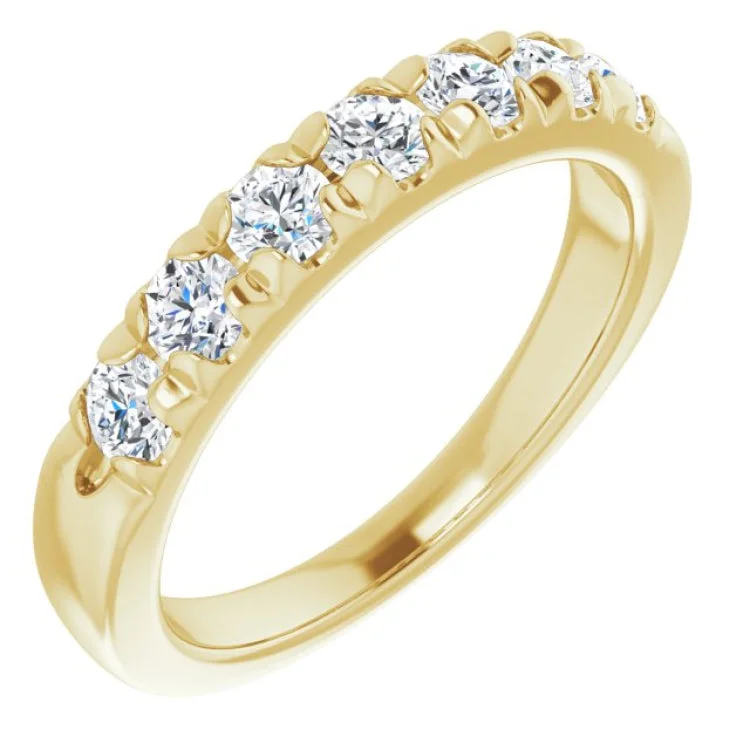 ladies ring celestial ethical-14K Yellow 3/4 CTW Natural Diamond Anniversary Band