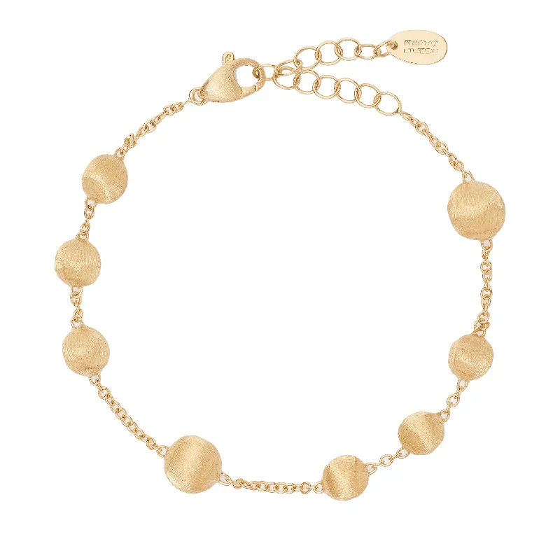 Ladies bracelets starburst style picks-Marco Bicego 18K Yellow Gold Africa Bead Bracelet