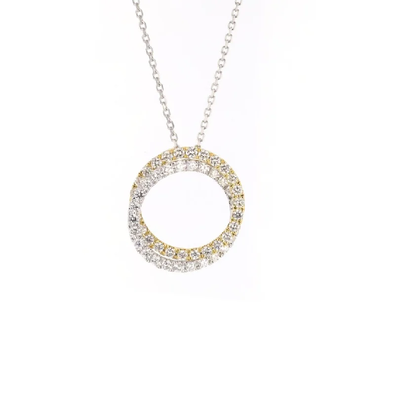 Ladies necklaces diamond pendant pieces-18" 0.62 ctw Diamond Pendant Necklace | M10268895