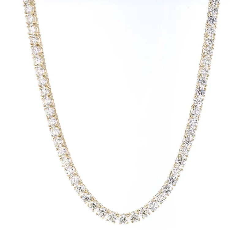 Ladies necklaces Indian-inspired styles-23.80 ctw Diamond Eternity Necklace