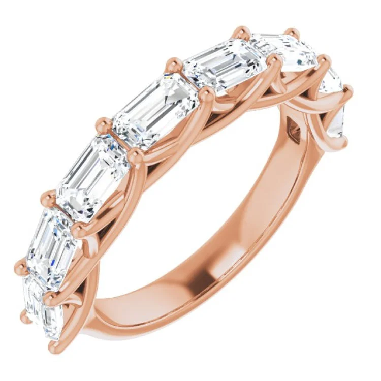 ladies ring twisted cyber monday-14K Rose 2 5/8 CTW Natural Diamond Anniversary Band